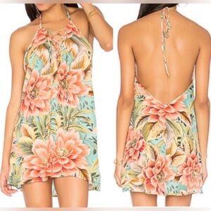 NWT Show Me Your Mumu Lo Lace Up Mini Dress - in Johnny and the Band